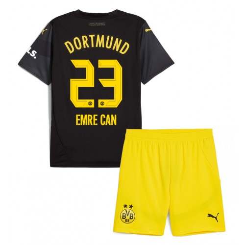 Fotbalové Dres Borussia Dortmund Emre Can #23 Dětské Venkovní 2024-25 Krátký Rukáv (+ trenýrky)